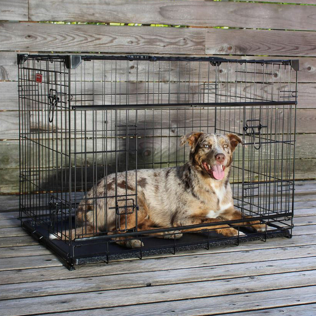 A closer look at Dog Crate With Rounded Door And Back And Sides
