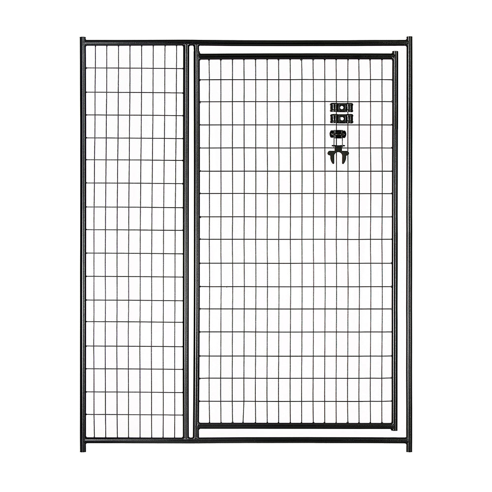 Lucky Dog Welded Wire Gate panel 6x5 feet - Black