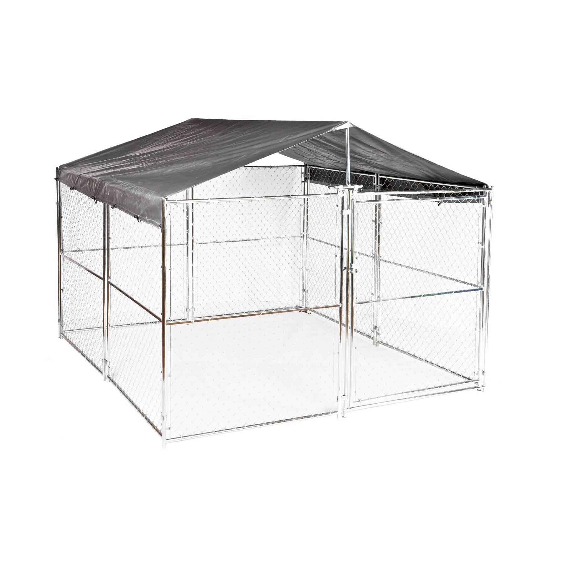 Lucky Dog® Universal 10'W x 10'L Kennel Cover w/Frame – luckydogdirect