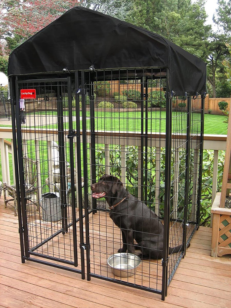 Lucky Dog® Uptown Dog Kennel with Cover