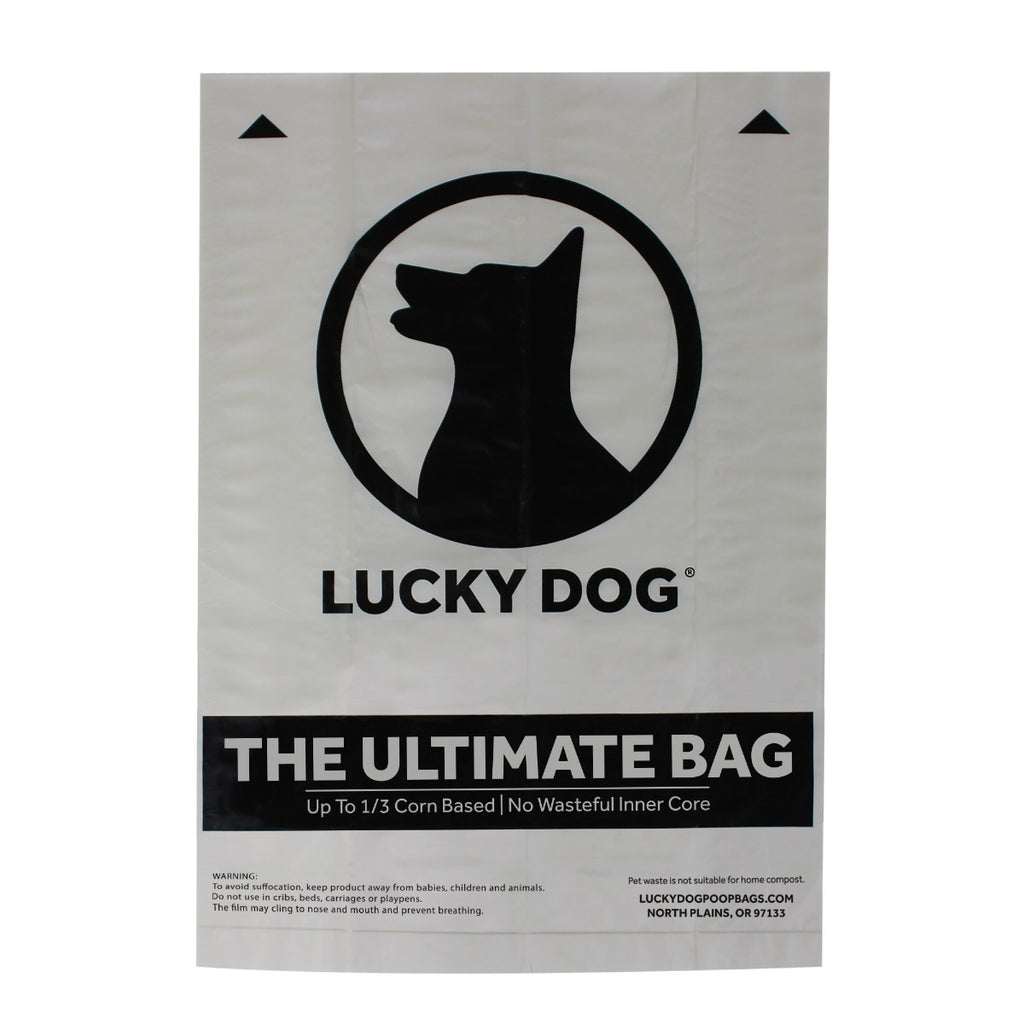 Lucky Dog® Ultimate Poop Bags - Strong, durable and made 33% plant based materials