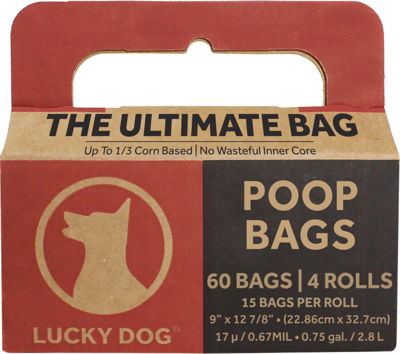 White Angle Dog Poop Bag