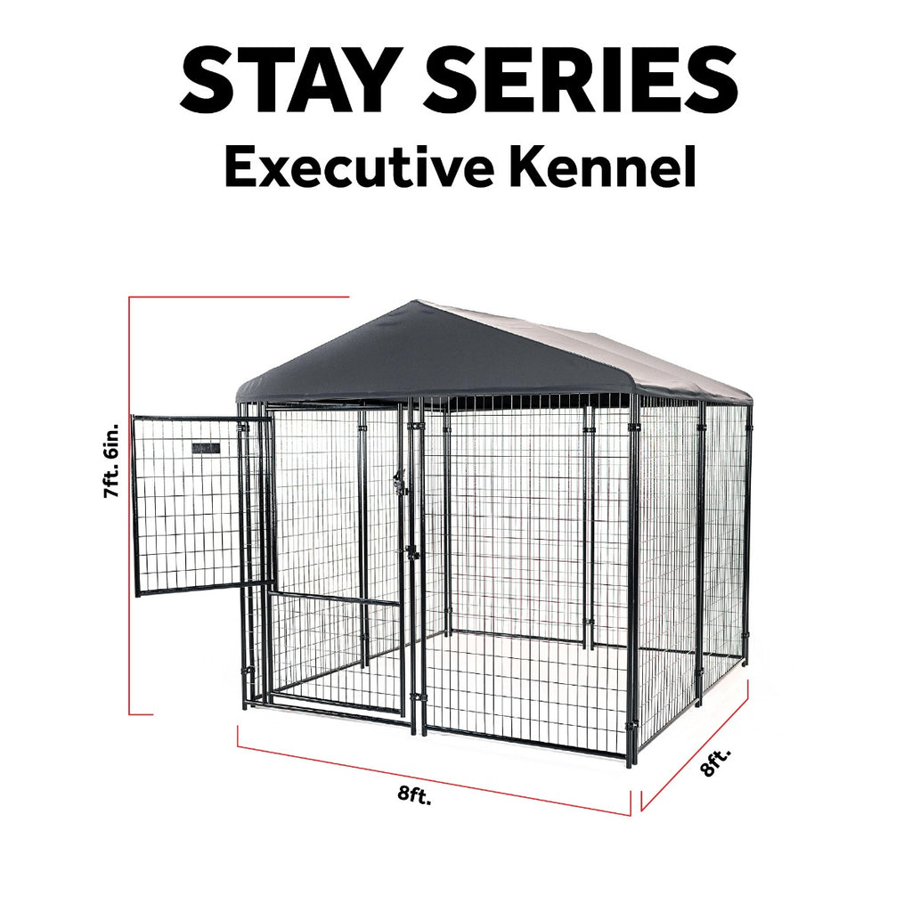 Lucky Dog® STAY Series™ 8'W x 8'L Executive Kennel