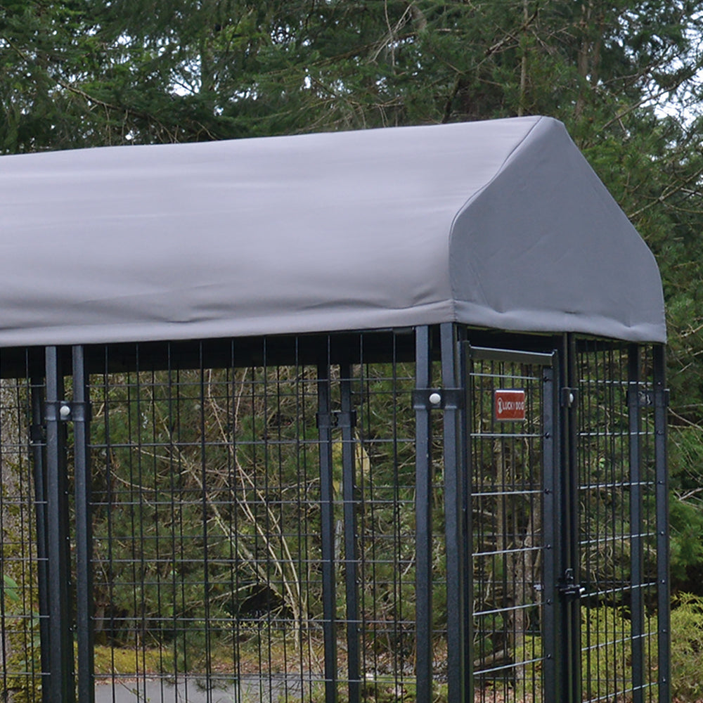 Lucky Dog® Villa Canopy Kennel Cover 4'x8'