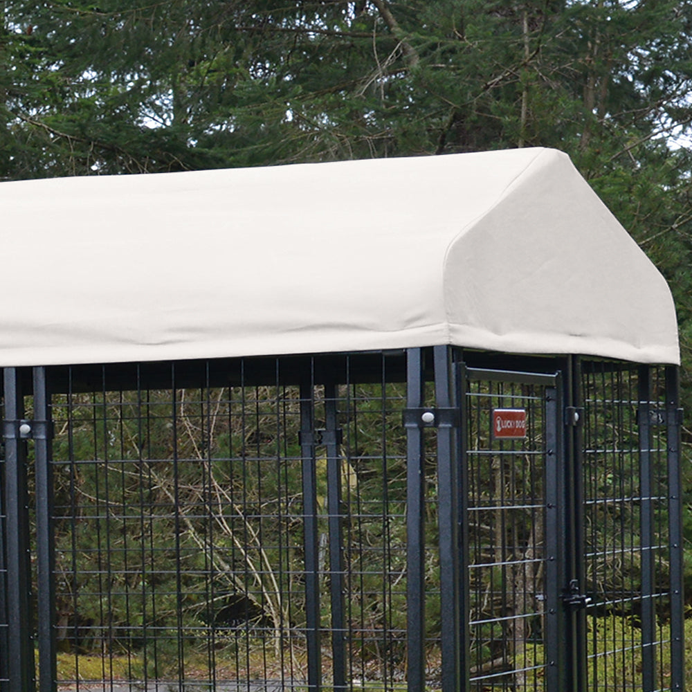 Lucky Dog® Villa Canopy Kennel Cover 4'x8'